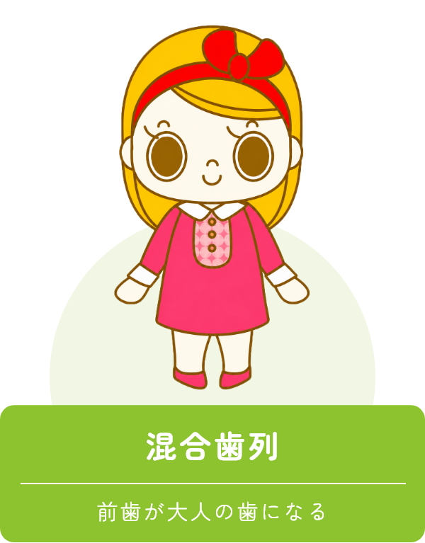 混合歯列